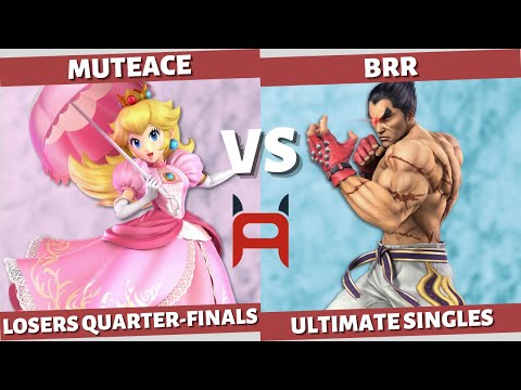 ANIME HOUSTON 2021 - Losers Quarter Finals: Muteace (Peach) VS Brr (Kazuya) - SSBU SINGLES