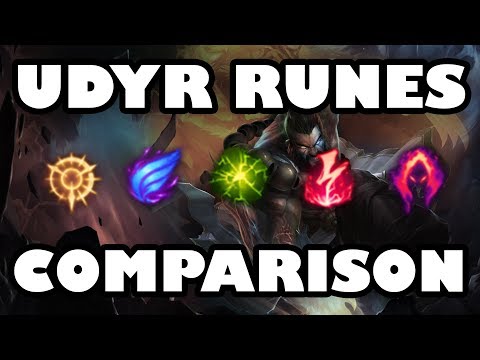 Udyr Runes Comparison | Top 5 Keystones for Jungling Guide [8.3]