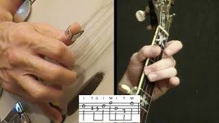 5-String Banjo Lesson: "Little Cabin Home On The Hill"
