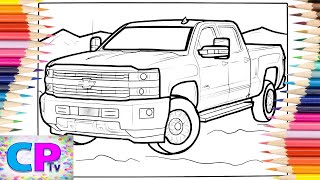 Chevrolet Silverado Coloring Pages/Pick Up Car/Elektronomia - Fire/Elektronomia - Energy/NCS Release