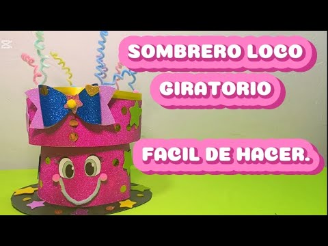 SPINNING MAD HATTER/ HOW TO MAKE A SPINNING MAD HATTER #madhatter