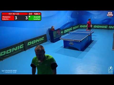 19:30 Vladyslav Kaluhin 3-0 Anatolii Levshyn West 3 WIN CUP 04.11.2022 | TABLE TENNIS WINCUP