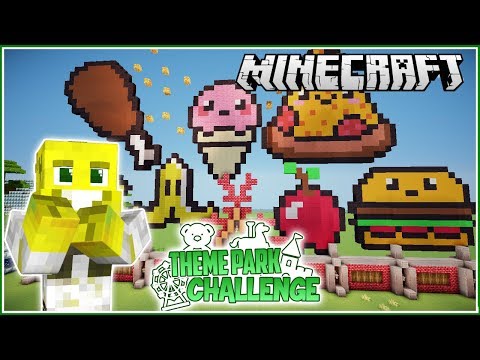 SmallishBeans - Kawaii Food Park! | Minecraft Theme Park Challenge | Ep.12