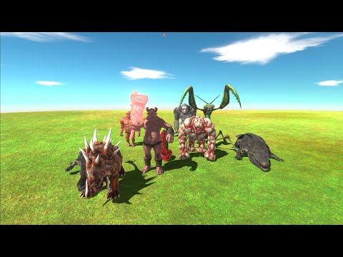 K-FORCE 🔥👹🐊🦗🐶🦎✊🦍 VS ALL ARMIES ⚔ | Animal Revolt Battle Simulator ARBS
