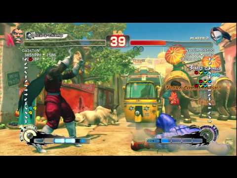 GaSsToN [Balrog] Vs Nassim-69700 [Vega] SSF4 AE 2012 Ranked Matches - PSN