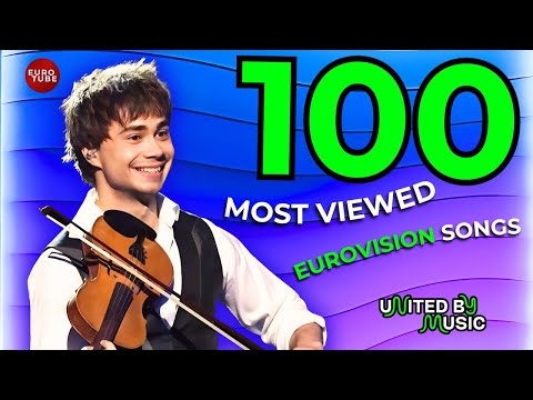 TOP 100 Most Watched Eurovision Songs