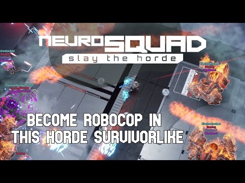 Lets turn into Robocop in this Amazing Cyber Horde Survivor Roguelike | NeuroSquad - LGIAG