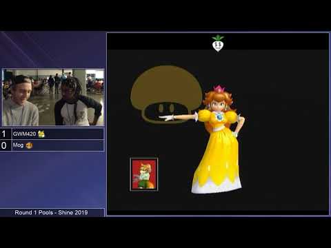 Shine 2019 SSBM - GWM420 (Fox) vs. MoG (Peach) - Melee Round 1 Pools
