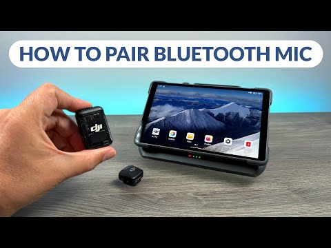 DJI RC Pro 2 - How To Pair DJI Mic 2 or Mic Mini (Bluetooth Audio)