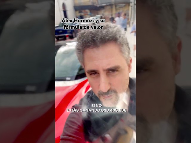 Alex Hormozi y la fórmula de valor ¿Por qué esta escena se te hace conocida? persuasion
