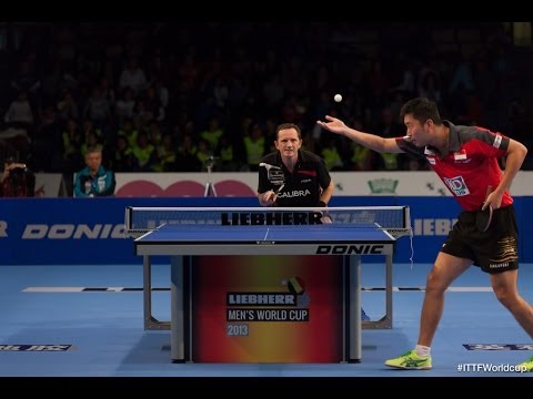 Men´s World Cup 2013 Highlights: Jean-Michel Saive vs Yang Zi