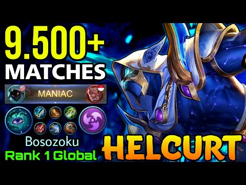 Helcurt Insane 9,500+ Matches!! - Top 1 Global Helcurt Bosozoku - MLBB