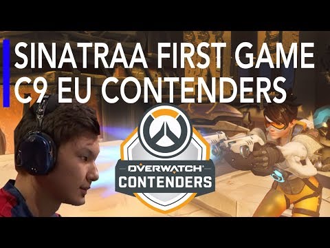 Cloud9 vs eUnited | Overwatch Contenders EU Highlights ft. Sinatraa Debut
