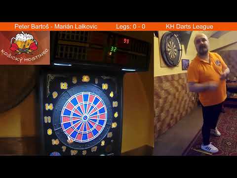 Peter Bartoš - Marián Lalkovič (KH Darts League)