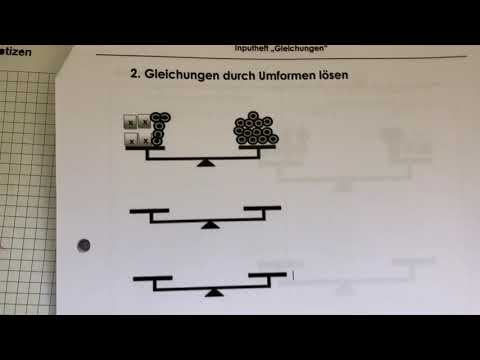 Klasse 7 LWL Gleichungen TK 02  Teil 1