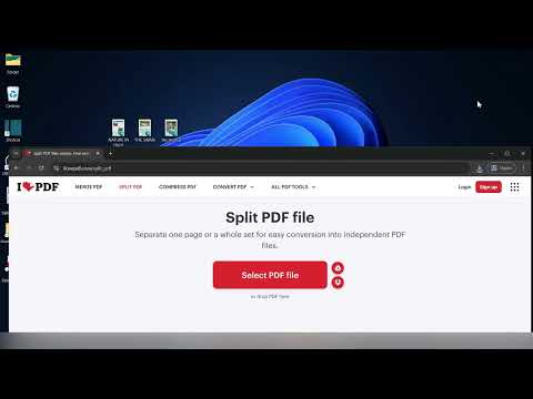 Videoguide - How to Merge and Divide PDF Documents, Free, Fast, Easy, Using IlovePDF Website Tools