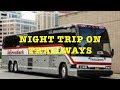 Trailways Bus Experience: Night Trip From Albany, NY to Port Authority Bus Terminal