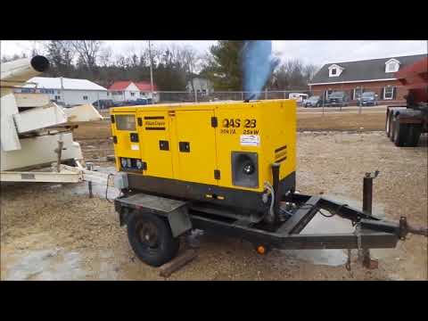 1998 Atlas Copco QAS28 YDS generator for sale | no-reserve Internet auction March 22, 2018