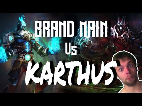 Brand Main V Karthus - Full Commentary Gameplay - League of legends season 7