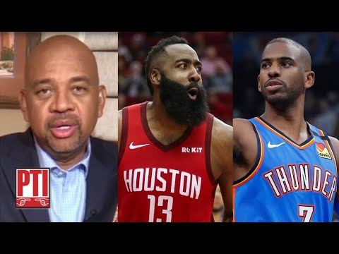 FULL Pardon The Interruption | Wilbon react Harden will "shine" to beat CP3 lead Rockets def Thunder