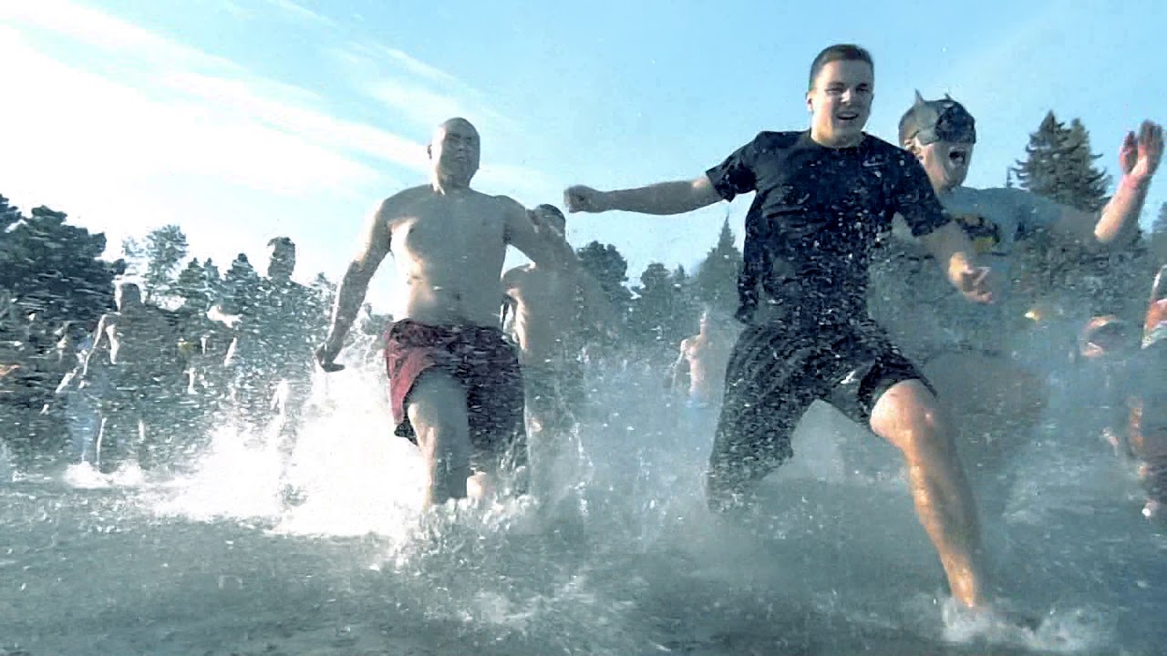 Polar Bear Plunge at Matthews Beach