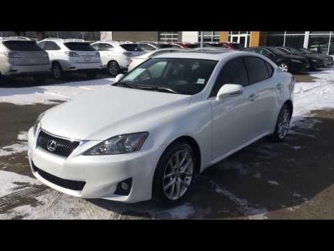 Lexus Certified Pre Owned White 2012 IS 250 AWD - Leather w/ Moonroof Package