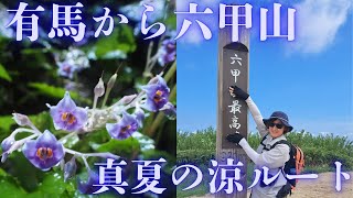 【有馬からの六甲山】真夏の涼ルート