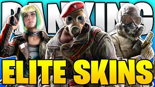Ranking All 58 Elite Skins in Rainbow Six Siege from WORST to BEST! (Y9S1)