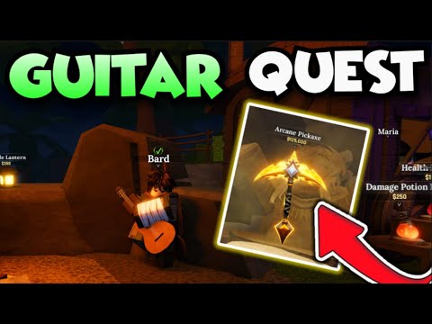 How to Find The Lost Guitar For The Bard Quest | Roblox The Forge