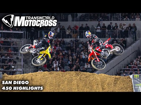 San Diego Supercross [450] Trackside Race Highlights | SMX Rd 2