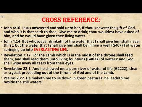 Who give the thirst of the fountain of water of life freely? Rev. 21:6.