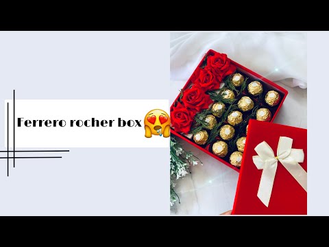 Ferrero rocher | ferrero rocher box| ferrero box😋| ferrero rocher gift box| gifts| gift box😍
