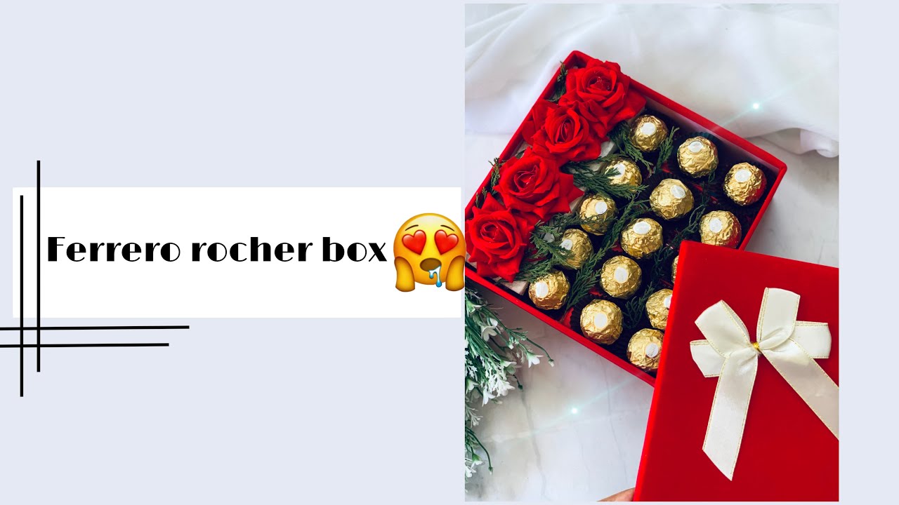 Ferrero rocher | ferrero rocher box| ferrero box😋| ferrero rocher gift box| gifts| gift box😍
