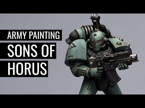 How to Paint SONS OF HORUS | WARHAMMER: THE HORUS HERESY | Space Marines |