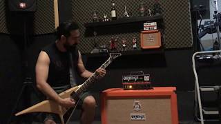 Video thumbnail for Orange Amps Dark Terror & PPC212 Quick Test by Viejo Macabro