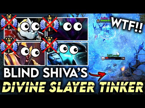 The Divine Slayer Tinker - WTF Blind Shiva's vs 4 Counters Rip Dota 2