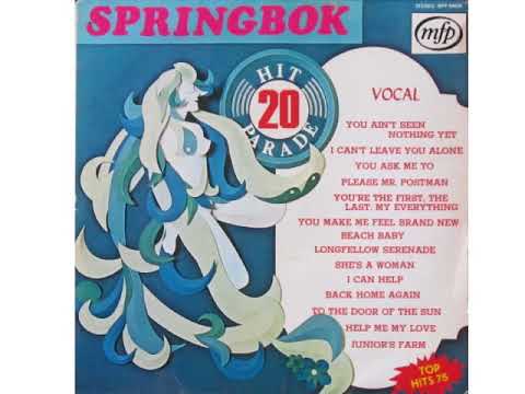 I Can't Leave You Alone (George McCrae cover) ..... SPRINGBOK HIT PARADE 20