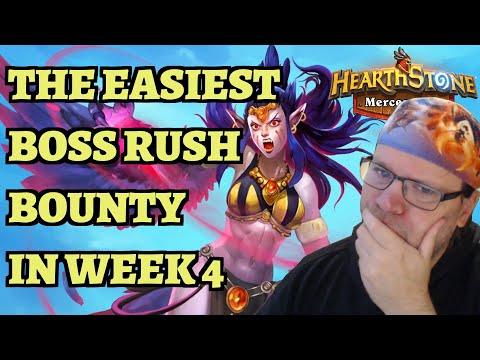 The EASIEST Mythic Boss Rush of Week 4 to Get Your Level 220 Clear - Hearthstone Mercenaries