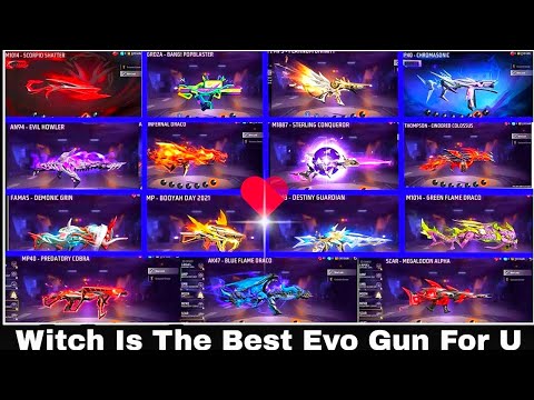 Which Is The Best Evo Gun For U? | Free Fire Best Evo Gun Konsi Hai | Best Evo Gun Konsi Hai