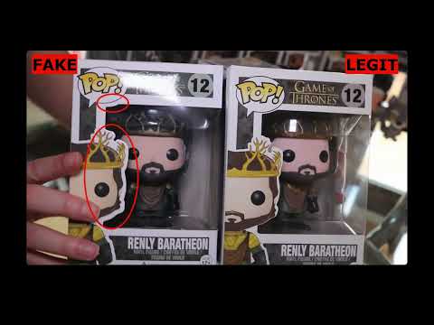 Funko Pop Legit Guide "Real Vs Fake": RENLY BARATHEON #12 – GAME OF THRONES