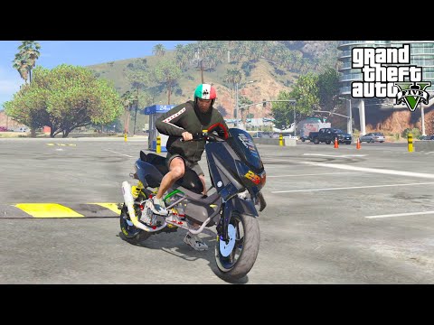 YAMAHA NMAX BULE KOCAK SENGGOL DONG MANTAP JOS - GTA V MOD INDONESIA EPISODE SPESIAL