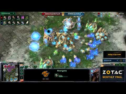Hyun vs. Arthur - Game 2: StarCraft 2 ZOTAC Cup Monthly Final