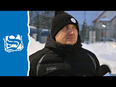 Michał Kraszewski po sparingu Stomil Olsztyn - GKS Wikielec 3:0