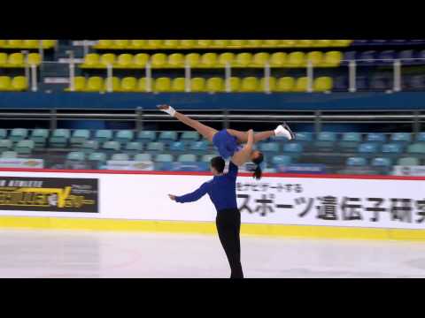 ISU 2014 Jr Grand Prix Zagreb Pairs Free Skate Chelsea LIU / Brian JOHNSON USA