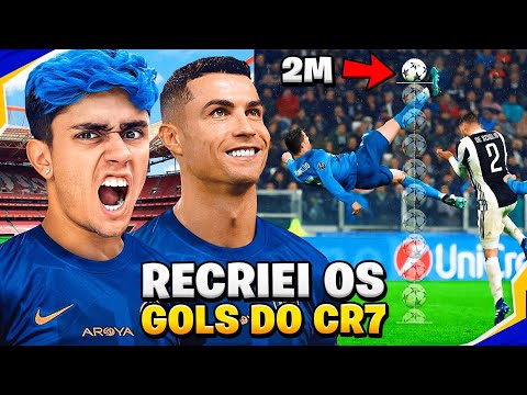 REFIZ OS GOLS MAIS BONITOS DO CRISTIANO RONALDO! * cr7