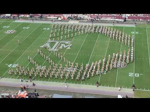 2022 Texas A&M Band Block T Formation