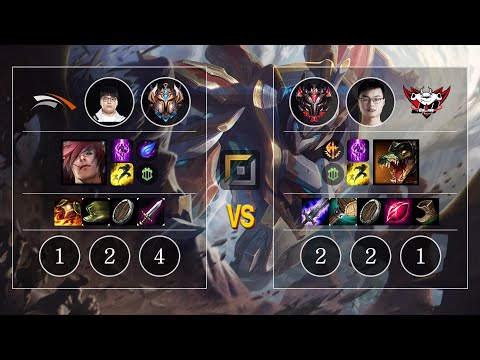 HLE CuVee Sett vs JDG 705 Renekton Top - KR Patch 10.13
