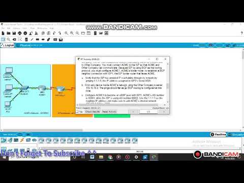 3.5.3.4 Packet Tracer - Configure and Verify eBGP