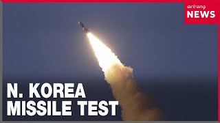 North Korea tests ballistic missile with cluster bomb warhead capability