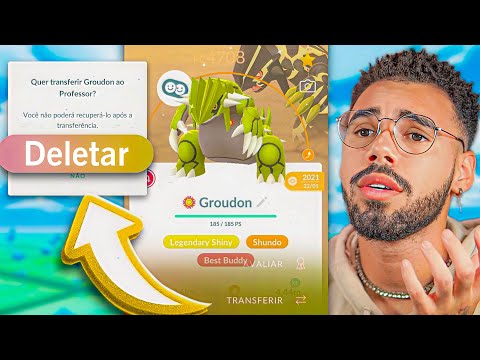 Precisei *DELETAR* os LENDÁRIOS da minha conta… 😔😭🥺 #pokemongo